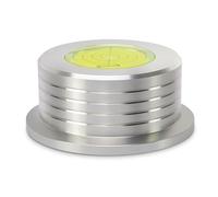 Dynavox PST260 - Peso del pannello in alluminio con libellula, 260 g Record Stabilizer per giradischi, in vinile per attenuare la risonanza e migliore campionamento, argento