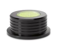 Dynavox PST260 - Peso piatto in alluminio con libellula, 260 g, stabilizzatore per giradischi, in vinile, per attenuare la risonanza e migliore campionamento, Nero