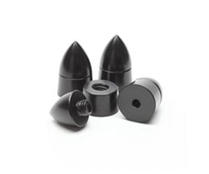 Dynavox Set Di Piedini Per Diffusori Sub-Watt 4 Pezzi Neri, Noisekiller