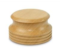 Dynavox Stabilizzatore per giradischi PST-300 W, peso di appoggio per dischi con alloggiamento in vero legno, 300 g, legno di faggio