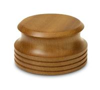 Dynavox Stabilizzatore per giradischi PST-300 W, peso di appoggio per dischi con alloggiamento in vero legno, 300 g, legno Sapelli