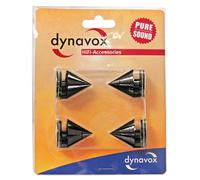 DYNAVOX Sub-Watt-Absorb. Spikes Neri Boxenspikes Decoupler 1 X 4 Pezzi