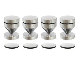 Dynavox-Sub-Watt-Assorbitore 4er Set Cromo Punte HD-919 60 KG 1 Set