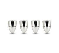 Dynavox Sub-Watt Supporti E Piedini Per Casse Set Di 4 Cromato, Noisekiller