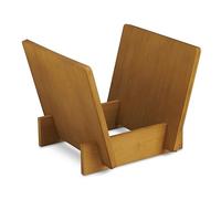 Dynavox Supporto per LP ST40, Scatola per Dischi in Vinile in bambù, Supporto per Fino a 40 LP e Singoli, Marrone