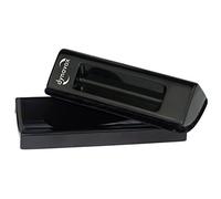 Dynavox tampone di pulizia in velluto per la pulizia dei dischi in vinile con cuscino in velluto, inclusa spazzola in nylon, nero