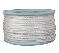Dyneema, corda intrecciata in Dyneema, diametro 3 mm, 100 m, colore bianco