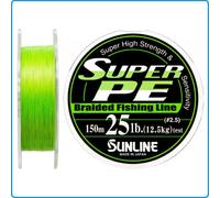 DYNEEMA SUPER PE SUNLINE 25lb 0.260mm 150mt KG12.5 color Green MADE IN JAPAN