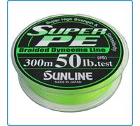 DYNEEMA SUPER PE SUNLINE 50lb 0.37mm 300mt KG25 color Green MADE IN JAPAN