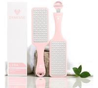 DYNESSE Lima per piedi professionale in acciaio inox laser-cut. 3 strumenti in 1. Mini raspa integrata. Sicura e facile da usare. Usata negli studi di pedicure. Manico ergonomico. Prodotto multi-uso
