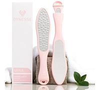DYNESSE Lima per piedi professionale in acciaio inox laser-cut. 3 strumenti in 1. Mini raspa integrata. Sicura e facile da usare. Usata negli studi di pedicure. Manico ergonomico. Prodotto multi-uso