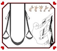 DYNLAB Cuscino Nero per Il Tempo Libero Yoga Nylon Plush II Swing, Aumenta Il Divertimento della Vita