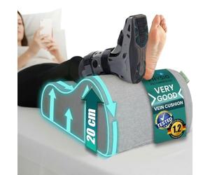 DYNMC you Cuscino Gambe per gambe pesanti stanche & recupero post-operatorio - Cuscino Venoso Elevazione gambe gonfie & supporto ginocchio - Cuscino Letto Divano - OEKO-TEX - Taglie dalla S alla XL
