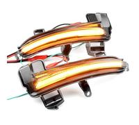 DYOG 2 Pezzi Dinamica Ala Laterale LED Indicatori Di Direzione Lampeggiante Per Superb Per A7 2016-2019 Specchio Lampeggiatore Luce lampada di ripetizione laterale(Yellow)