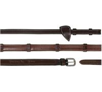 Dy'on Working by Dyon - Redini in Gomma da 1/2'' (13 mm) con 7 Tacche in Pelle, Full - Marrone