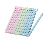 DYOUen 20 cm, 10 pezzi, clip di chiusura, grandi per cucina, cibo, panino, snack, caffè (12)