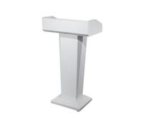 DYPASA Incontro Banco della Reception dell'hotel, Tavolo di Benvenuto, podio, leggio in Acciaio Inossidabile(Bianco)