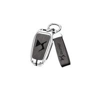 DYQCD 1 Pezzi Portachiavi Auto per DS DS3 DS4 DS5 DS6 DS7 DS9 Anelli Portachiavi Portachiavi con Anello Resistente e Duraturo Moschettone Accessori,BrightGrey