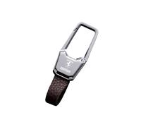 DYQCD 1 Pezzi Portachiavi Auto per Ferrari 458 488 812 CaliforniaT Anelli Portachiavi Portachiavi con Anello Resistente e Duraturo Moschettone Accessori,SilverBrown