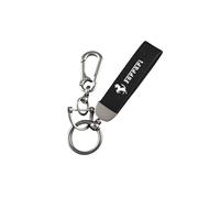 DYQCD 1 Pezzi Portachiavi Auto per Ferrari Portofino Roma SF90 458 Anelli Portachiavi Portachiavi con Anello Resistente e Duraturo Moschettone Accessori,BlackStyle