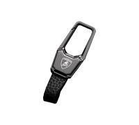 DYQCD 1 Pezzi Portachiavi Auto per Lamborghini Urus Revuelto Huracan Anelli Portachiavi Portachiavi con Anello Resistente e Duraturo Moschettone Accessori,BlackStyle