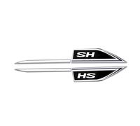 DYQCD 2 Pezzi Adesivi Laterale Parafango per MG HS Adesivi Parafango Laterale Parafango Laterale Styling Decorazione Accessori,Blackstyle