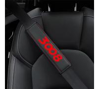 DYQCD Copricintura Auto per Peugeot 3008 Protezione per Cintura di Sicurezza Rimovibile Copri Cintura di Sicurezza Auto Fissaggio Strap