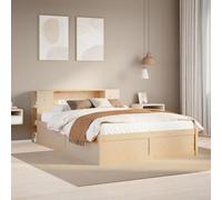 DYRJDJWIDHW camera da completa bed frame struttura matrimonialeGirosenza Materasso 150x200 cm in Legno Massello di PinoAdatto alle camere da letto