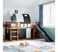 DYRJDJWIDHW camera dacompleta strutturabedmatrimonialeLetto a Soppalco con Tunnel Bambini Bianco e Nero 80x200cm PinoAdatto alle camere da letto