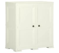 DYRJDJWIDHW cassetta postale da esterno,scaffale,mobile portabiancheria,Armadietto in Plastica 79x43x85,5 cm Effetto Legno VanigliaAdatto a cucine, soggiorni e corridoi