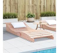 DYRJDJWIDHW Douglas Fir Solid Wood Sun Lounger 205x80x31.5 cm Outdoor Sunbed with Slatted Design for Poolside Garden Patio Relaxation Comfortable Ergonomic Lounge Chair