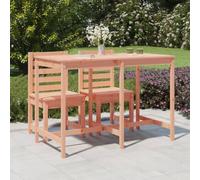 DYRJDJWIDHW Outdoor Garden Table 159.5x82.5x110 cm Solid Douglas Wood Patio Dining Set Weather Resistant Furniture for Terrace Balcony