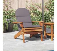 DYRJDJWIDHW Sedia Adirondack da Giardino con Cuscini Legno Massello Acacia Pieghevole per Esterno Terrazzo Giardino Relax Comfortevole Design Moderno