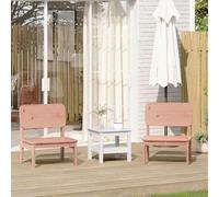 DYRJDJWIDHW Sedie da Giardino 2pz Legno Massello Douglas 60x52,5x72 cm Outdoor Chairs Patio Furniture with Back Support for Garden Terrace Dining Set