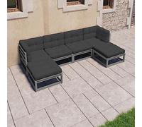 DYRJDJWIDHW Set da Balcone 3pz con Cuscini in Legno Massello di Acaciadivanetto da esterno sedie da mobili da salottino da Per giardini e patii