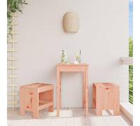 DYRJDJWIDHW Sgabelli da Giardino 2 Pezzi Legno Massello Douglas 40x36x45 cm per Esterno, Patio e Balcone, Sedia da Esterno Resistente alle Intemperie con Portata 110 kg