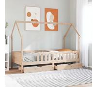 DYRJDJWIDHW strutturacamera dacompleta bed bed frameGiroletto Bambini con Cassetti 90x200 cm Legno Massello di PinoAdatto alle camere da letto