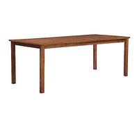DYRJDJWIDHW Tavolo da Giardino 200x100x74 cm Legno Massello Acacia Rustico Resistente all'Esterno per Pranzi all'Aperto Terrazza Patio con Facile Montaggio