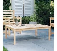 DYRJDJWIDHW Tavolo da Giardino in Legno Massello di Pino 121x82,5x45 cm per Esterni, Tavolo da Pranzo Rustico Resistente per Patio Terrazza Giardino con Piano Stabile e Design Elegante