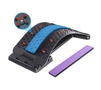 Dyroe - Supporto lombare per massaggio e stretching, 4 livelli, regolabile, 10 magneti, per correggere la postura della schiena e alleviare il dolore, per fisioterapia