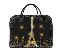 Dyscalibro Borsa da viaggio, borsa a tracolla con limone giallo, borsa a tracolla casual, Torre Eiffel di Parigi, Taglia unica
