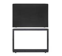DYSDWFYG Cover Posteriore LCD Adatto for Acer Aspire E5-575 E5-575G E5-523 | Custodia superiore for laptop E5-553 E5-576 TMP259 TMTX50 Copertura della cornice anteriore(BLACK A B Guscio)