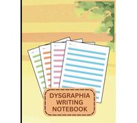 Dysgraphia Writing Paper for kids: Adaptive Paper to Tracing and writing practice for dysgraphia - Visual Cues with Colored Lines and Left Margins for boy and girls