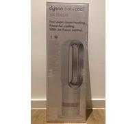Dyson AM09 Termoventilatore con Tecnologia Jet Focus, Bianco