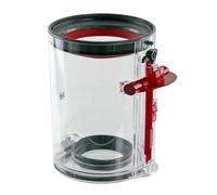 Dyson SV12 Motorhead e V10 Allergy Piccolo Cestino per la Polvere, Trasparente/Rosso
