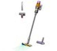 Dyson V12 Slim Detect Absolute 2026 Aspirapolvere verticale, 0,35 l, autonomia di 60 minuti, 3 modalità di aspirazione, giallo/nichel