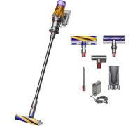 Dyson V12 Slim Detect Absolute 2026 Aspirapolvere verticale, 0,35 l, autonomia di 60 minuti, 3 modalità di aspirazione, giallo/nichel