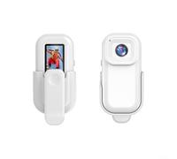 DystopiaWorld Action camera da pollice, videocamera tascabile HD 1080p WiFi, registratore sportivo portatile, rilevamento del movimento, per escursionismo, ciclismo, campeggio, vlogging (bianco)