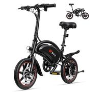 DYU D3S Bicicletta elettrica - Design pieghevole compatto, ruote da 14 , motore 250W, autonomia 50KM, 100% conforme alle normative UE - Nouvo