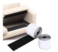 DYUEE Strisce antiscivolo per cuscini del divano, 10 cm x 3 m, con adesivo per evitare che i cuscini del divano scivolino, strisce nere resistenti con gancio e anello per cuscini del divano, progetti